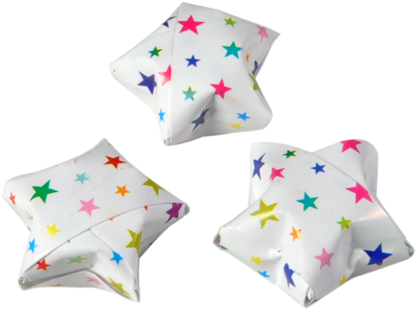 Stars Lucky Stars - Dieters 21211 Lucky Rainbow Stars Craft (600x438), Png Download