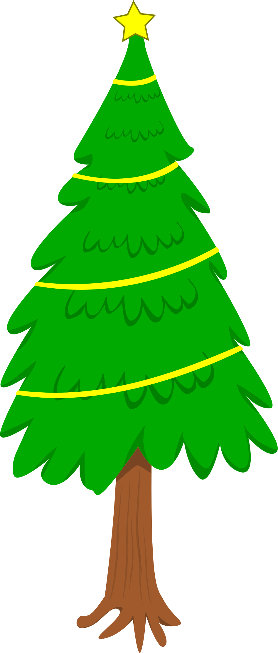Fir Tree Clipart Tall Christmas Tree - Clipart Weihnachtsbaum (947x2222), Png Download
