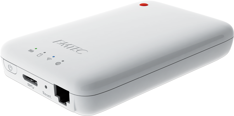 Wi-fi Hdd P600 3/4 Right - Emtec 500gb Portable Hard Drive Wi-fi Usb 3.0 (800x800), Png Download