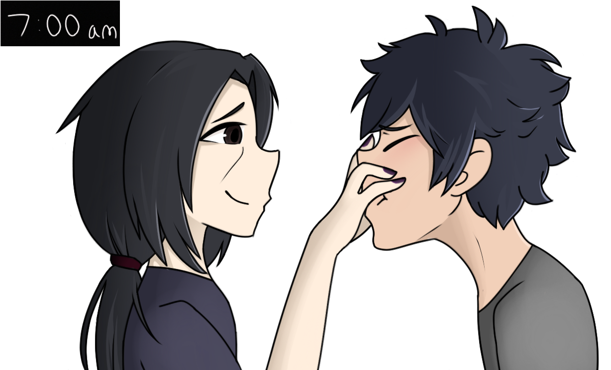 Itachi, Shisui - Cartoon (1334x750), Png Download