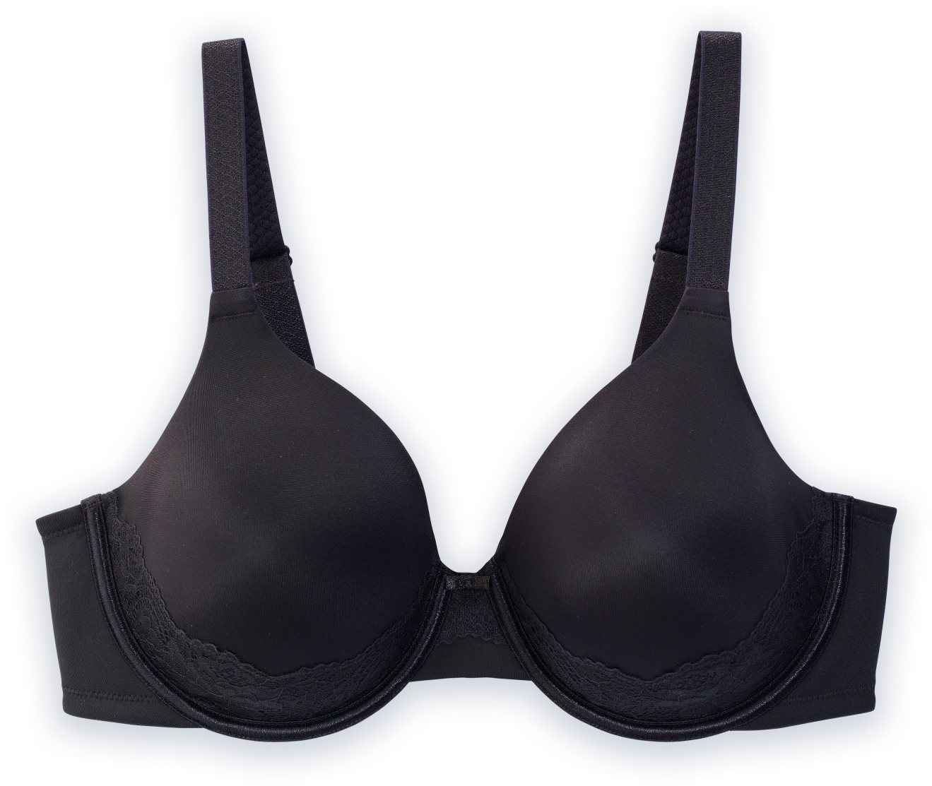 Beauty Back® Lace Full Figure Underwire Bra Midnight - Best Form 72335 (1500x1500), Png Download