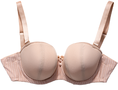 Curvy Kate Luxe Strapless Bra - Brassiere (400x332), Png Download