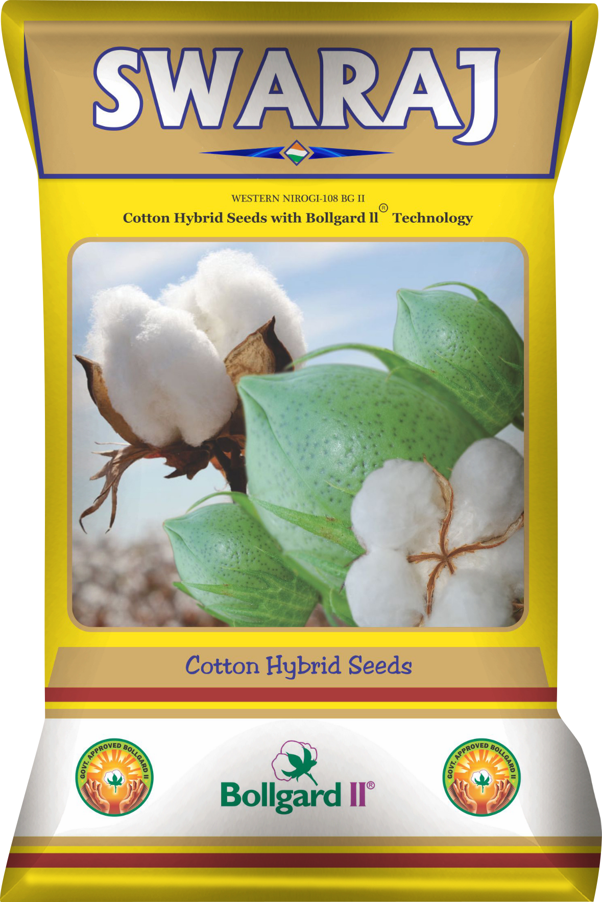 Swaraj - Bollgard Ii (1179x1765), Png Download