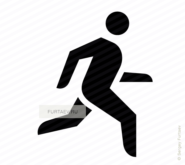 Vector Icon Of Running Male Person - Free Wifi In Restaurant (620x553), Png Download