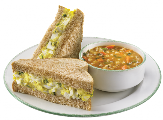 Sandwiches - Chicken Salad Sandwich Png (543x400), Png Download
