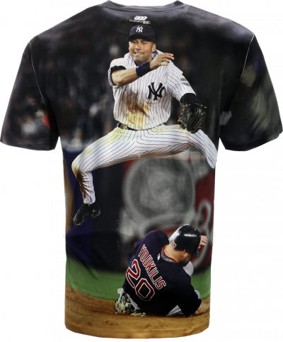 New York Yankees Derek Jeter - Catcher (400x482), Png Download
