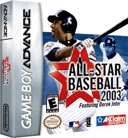 All-star Baseball - All Star Baseball 2003 Gba (456x528), Png Download