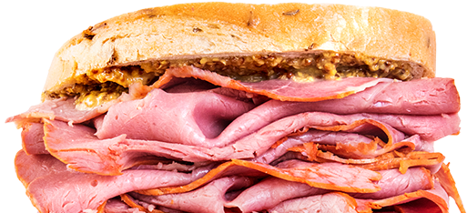 Try Our Selection Of Classic Sandwiches, Or Opt For - Druxy's ™ Corned Beef On Rye (680x233), Png Download