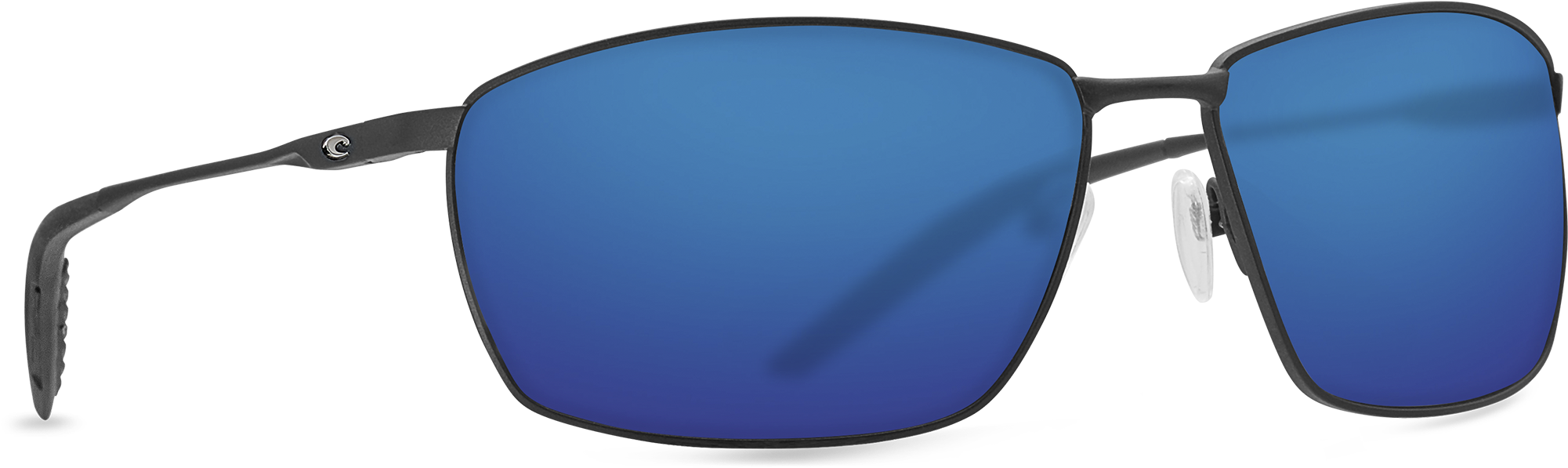 Costa Del Mar Turret Sunglasses In Matte Black, Titanium - Costa Del Mar (2000x1000), Png Download