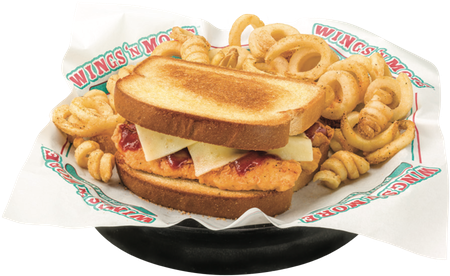 Wings'n More Sandwiches Texas Tender - Texas (450x276), Png Download