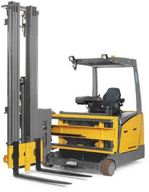 Narrow-aisle Turret Truck Can Be Equipped With Optional - Turret Truck (600x400), Png Download