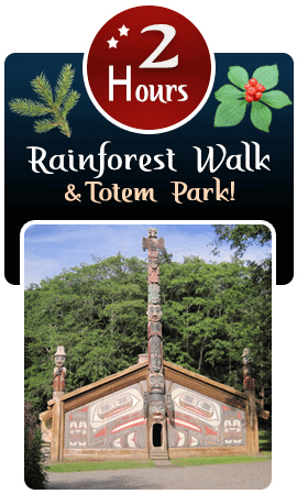 2 Hour Rainforest Walk And Totem Park Ketchikan Tour - Totem Bight State Park, Clan House (281x481), Png Download