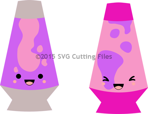 #pp-2162 Kawaii Lava Lamps (500x386), Png Download