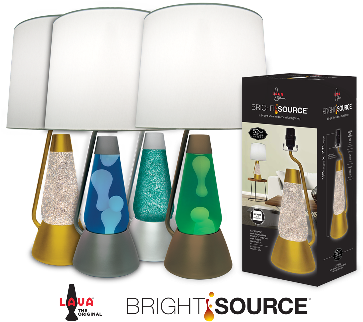 Bright Source Lamps - Lava Lamp Table Lamp (1600x1200), Png Download