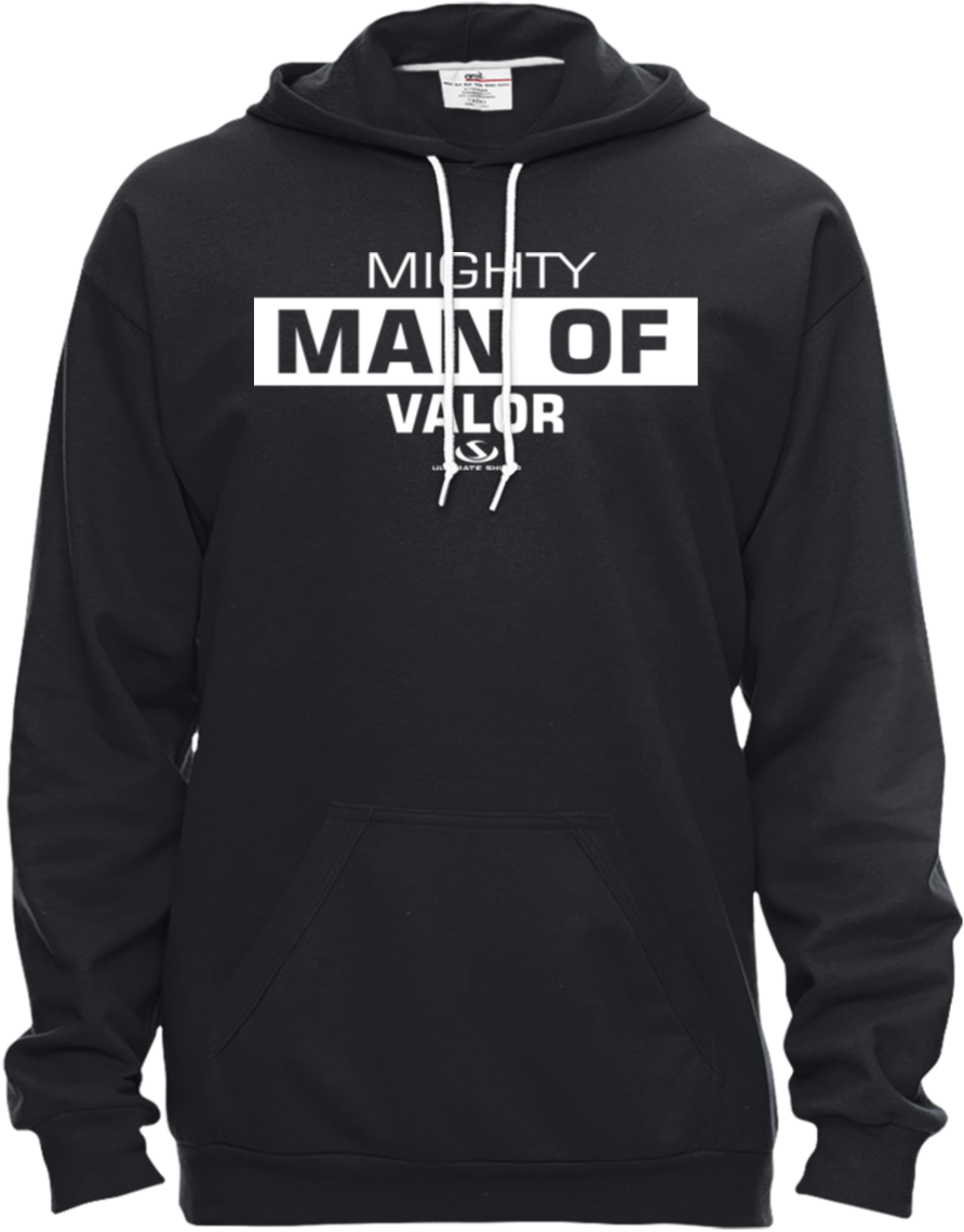 Mighty Man Of Valor Pullover Hooded Fleece - Hoodie (1155x1155), Png Download