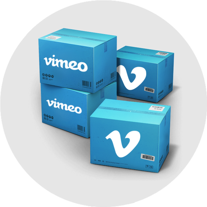 Vimeo Views - Ups Shipping Box (702x701), Png Download