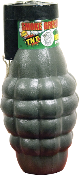 Pull String Smoke Grenade - Firework Grenade (600x600), Png Download
