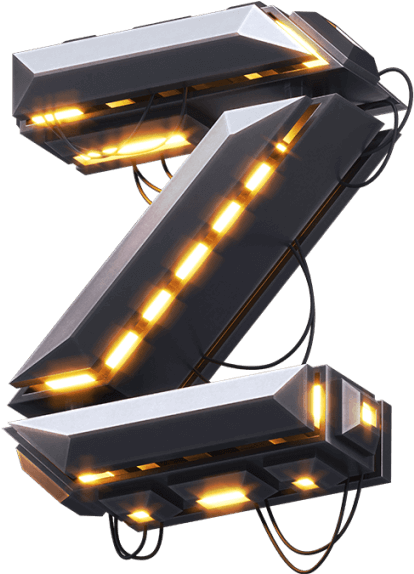 Glowing Futuristic Typeface - Light (595x595), Png Download