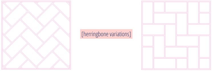 Herringbone Subway Tile Patterns Graphic - Paper (800x250), Png Download