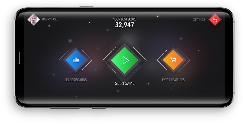 Space Swipe - Led-backlit Lcd Display (867x451), Png Download