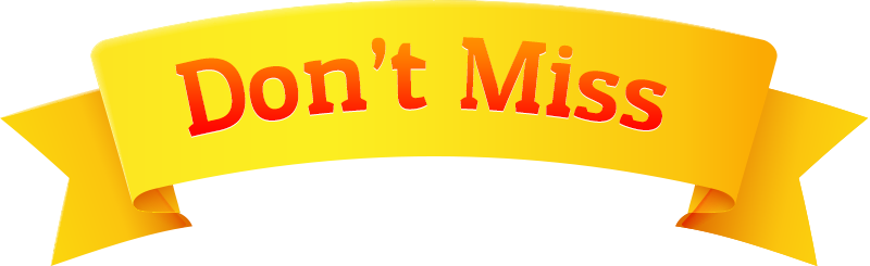 Activities Not To Be Missed - Don T Miss It Png (800x245), Png Download