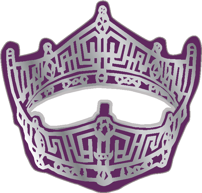 Miss America Pin Dresses For Woman Graphic Free Library - Zazzle Miss America Crown In Gold Wristlet (900x900), Png Download