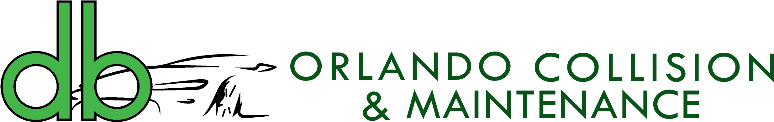 Db Orlando Collision Logo - Db Orlando Collision Center (2671x592), Png Download