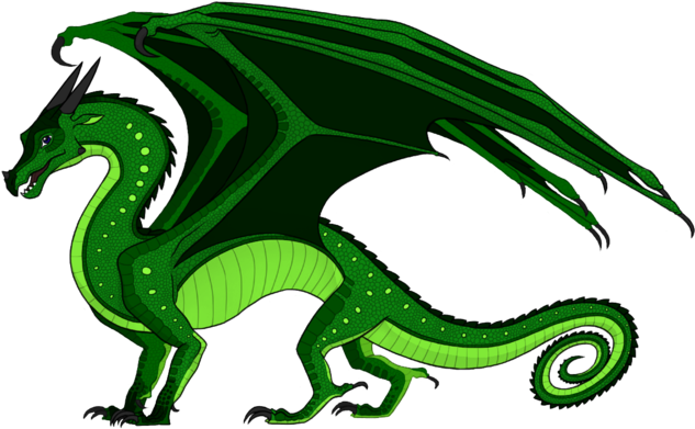 Gleam - Wings Of Fire Rainwing Colored (640x399), Png Download