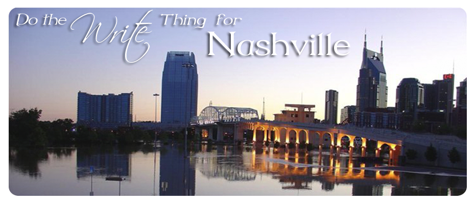 Do The Write Thing For Nashville - Nashville (932x400), Png Download