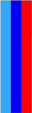 Bmw Racing Stripes - Electric Blue (480x360), Png Download