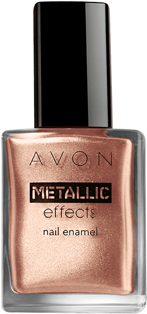 Metallic Effects Nail Enamel Copper Gleam - Avon Copper Gleam (550x672), Png Download