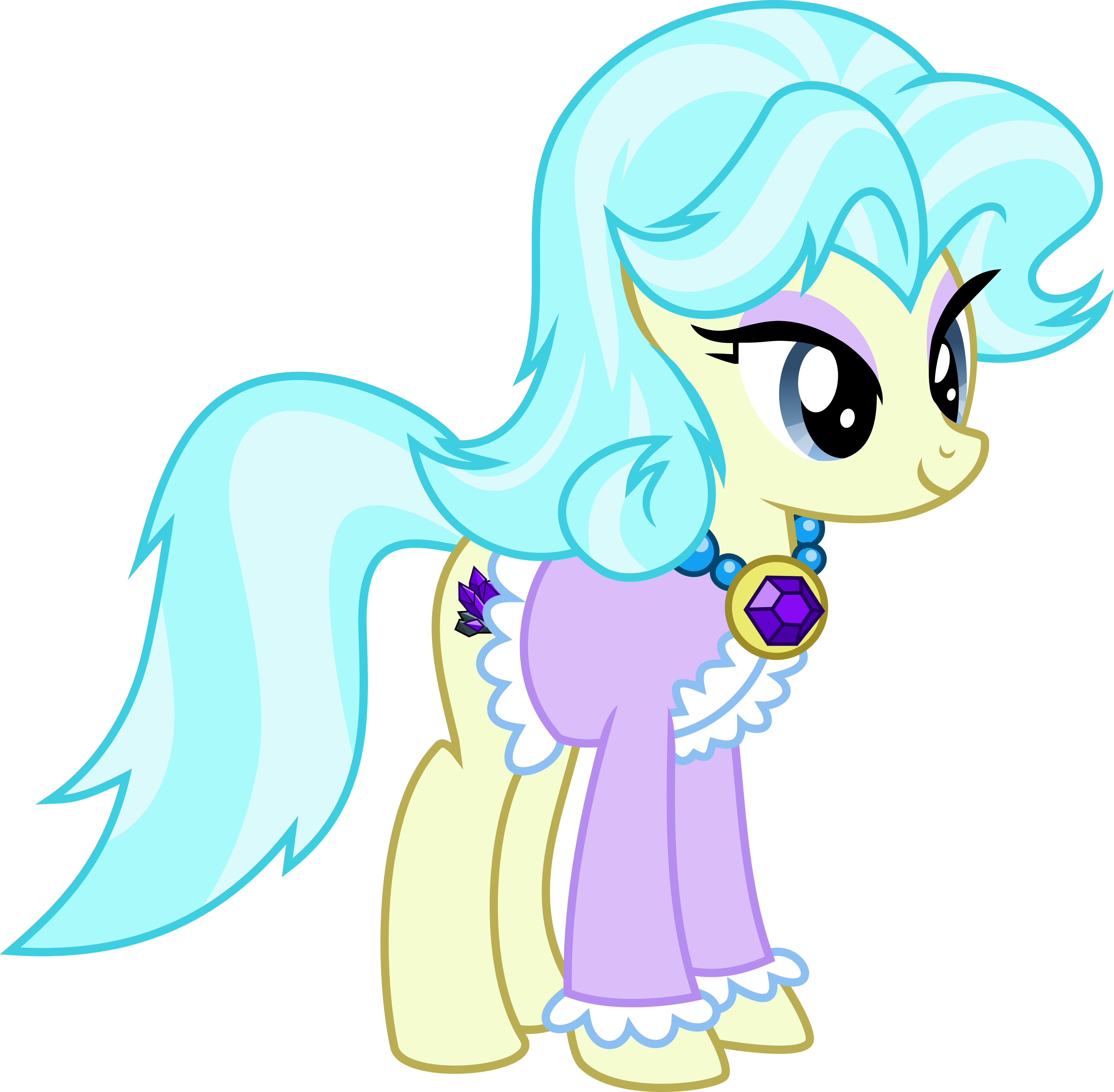Absurd Res, Amethyst Gleam, Ammie Thyst, Artist - My Little Pony Kristal Ponyler (6339x6214), Png Download