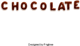 Volumetric Glossy Brown Inscription Chocolate, Symbol, - Portable Network Graphics (360x360), Png Download