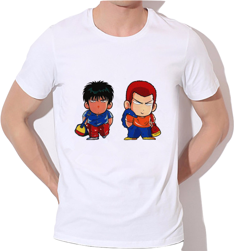 Kaede Rukawa - Hanamichi Sakuragi - Chibi - Slam Dunk (796x800), Png Download