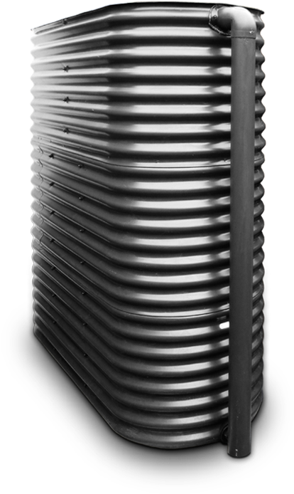 The Original Slimline Rainwater Tank - Rainwater Tank (440x735), Png Download