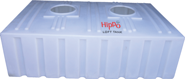 Hippo Loft Water Storage Tank - Transparent Water Tank India (640x276), Png Download