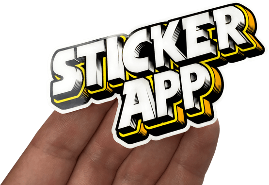 Glossy Coated Vinyl - Glossy Coated Vinyl Sticker (555x381), Png Download