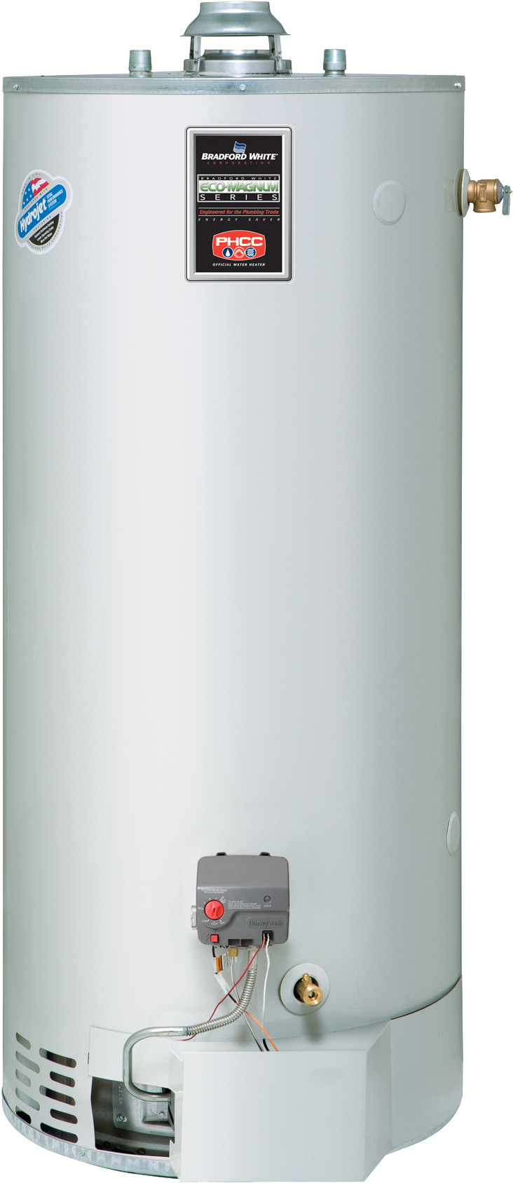 Hot Water Tanks - Bradford White Electric Water Heater (1000x1824), Png Download