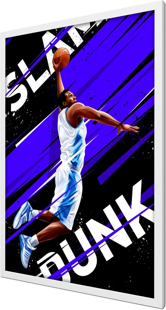 Slam Dunk - Basketball (567x1059), Png Download