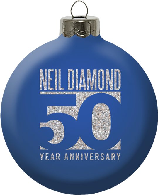 Ornament - Hot Neil Diamond 50th Anniversary Tour Logo Long Sleeve (1200x1200), Png Download