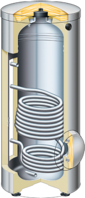 Cutaway View - Vitocell 300 (400x400), Png Download