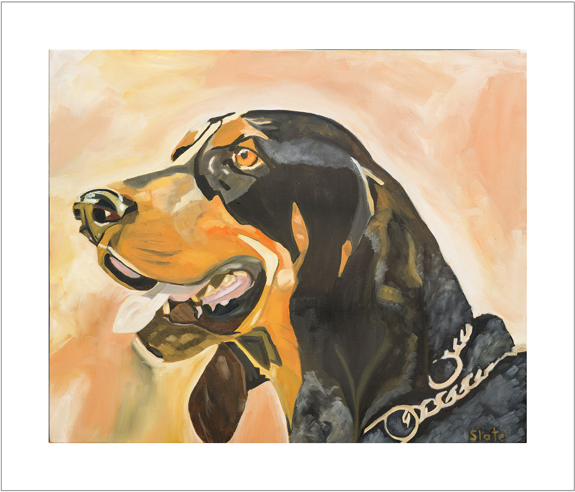 Smokey - Treeing Walker Coonhound (1280x1280), Png Download