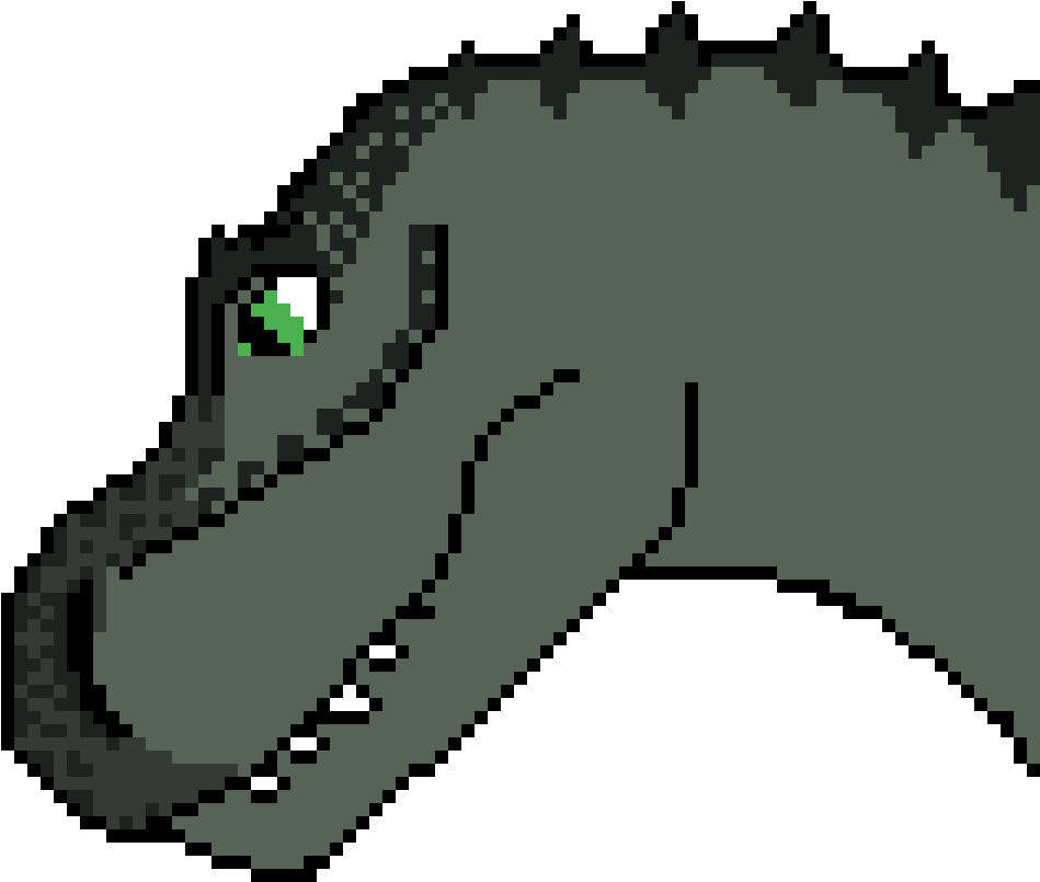 Some Dinosaur Head - Akuma Street Fighter (1200x1200), Png Download