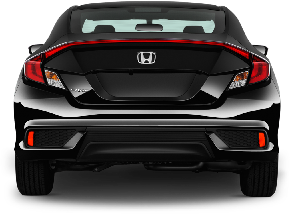 32 - - 2018 Honda Civic Rear (1360x903), Png Download