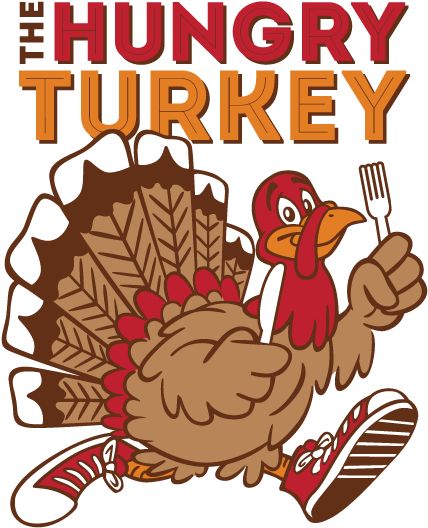 The Hungry Turkey 5k - Hungry Turkey (632x593), Png Download