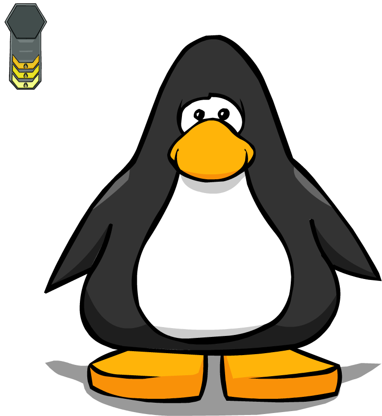 Herbert Security Clearance 3 Pin On A Player Card - Club Penguin (1050x1050), Png Download