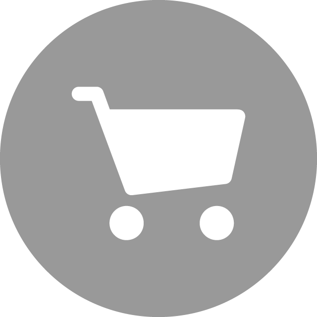 Don't Shop Hungry - Twitter Icon Round Grey (640x640), Png Download