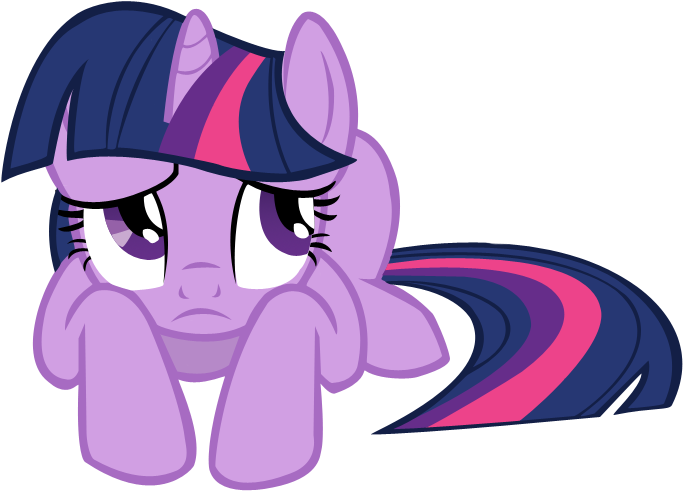 Names-tailz, Lying, Safe, Simple Background, The Ticket - My Little Pony Twilight Worried (753x540), Png Download