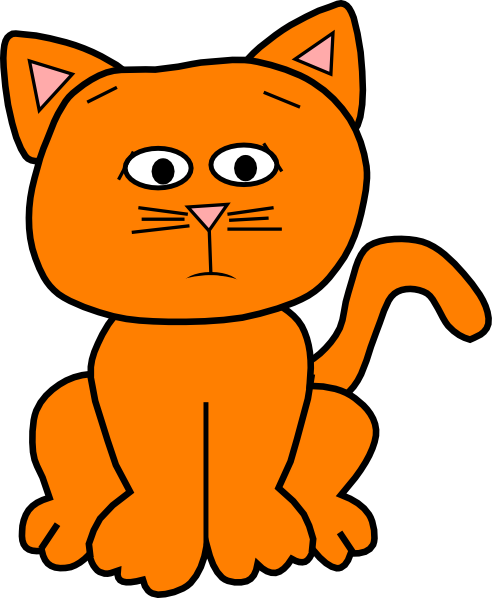 Small - Imagen De Un Gato Animado (492x598), Png Download