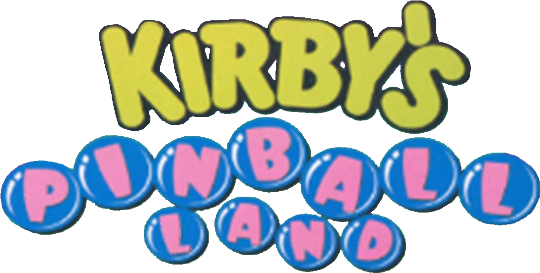 Kirby's Pinball Land - Kirby's Pinball Land Logo (1097x562), Png Download